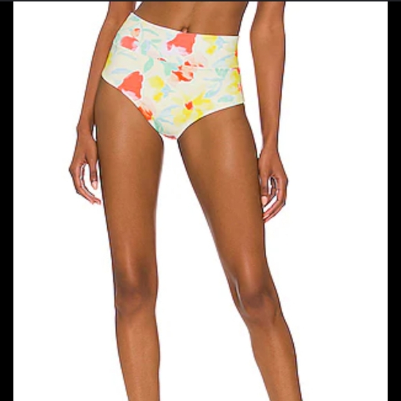 Montce Helena Floral Elany Bikini Top and High Rise Bottom Set - Picture 2 of 8